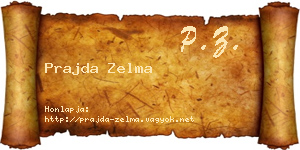 Prajda Zelma névjegykártya